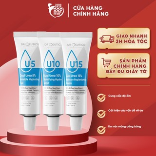 Kem Dưỡng Ẩm, Phục Hồi Da DrCeutics Dual Urea 5%, 10%, 15% 35g