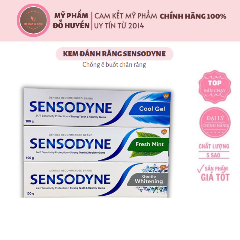 Kem đánh răng SENSODYNE Thái Lan - CHỐNG Ê BUỐT 24/7 - gd37