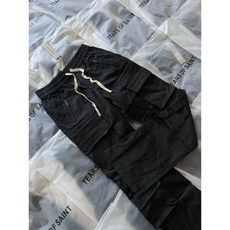 Quần Cargo Pant - Tear of Saint - vải gió túi hộp khoá zip ống trùm sneaker