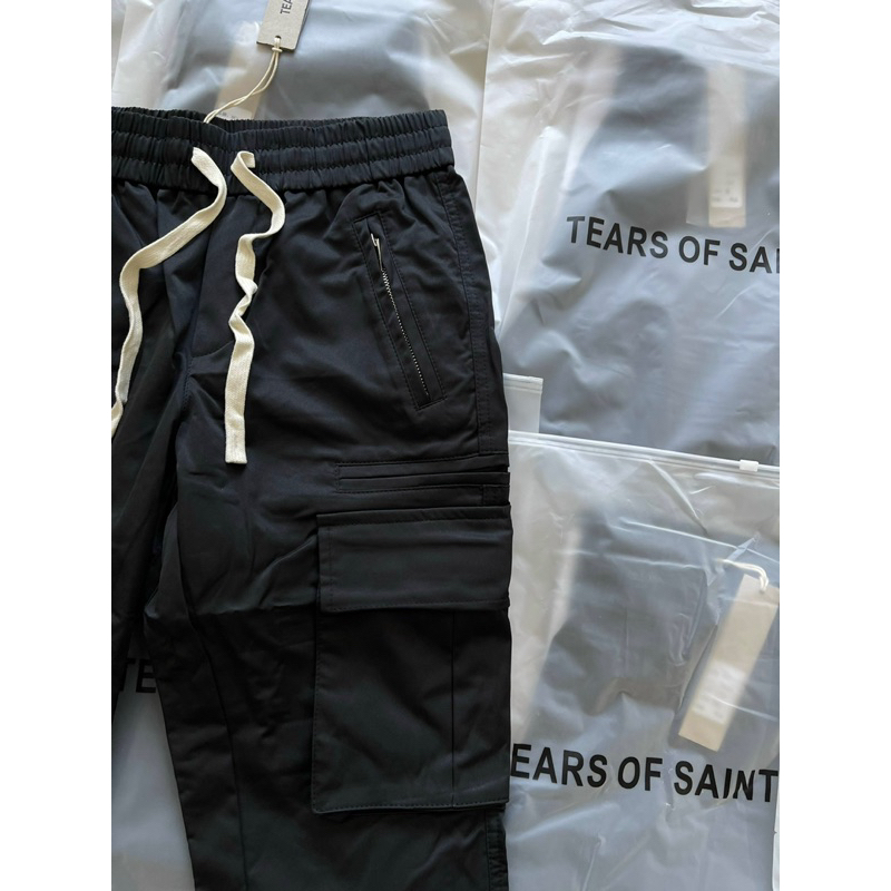 Quần Cargo Pant - Tear of Saint - vải gió túi hộp khoá zip ống trùm sneaker