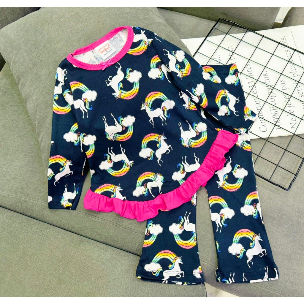 BỘ TAY DÀI QUẦN DÀI THU ĐÔNG BÁNH BÈO CHO BÉ GÁI SIZE NHÍ 10-23KG-QUẦN ÁO TRẺ EM-PIKAKIDS