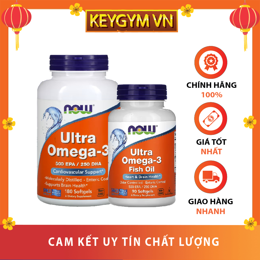Now Ultra Omega 3, 90 - 180 Viên