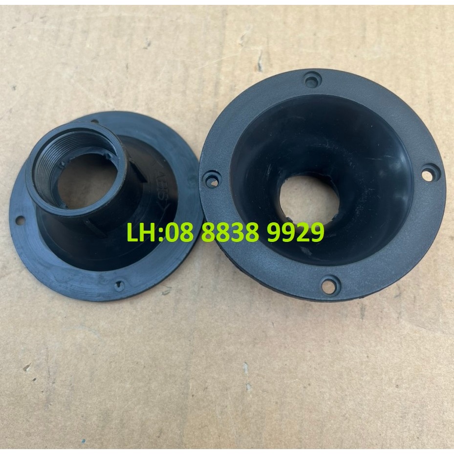 2 HỌNG TRÒN 10cm REN XOÁY LÀM BẰNG NHỰA DÀY NHẬP KHẨU - GIÁ 2 CÁI