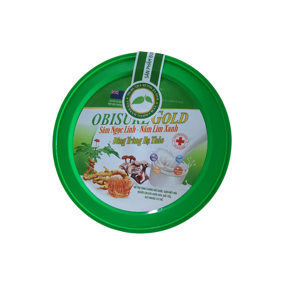Sữa Obisure Gold Sâm ngọc Linh Nấm Lim Xanh - 900gr