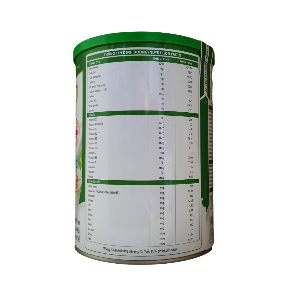 Sữa Obisure Gold Sâm ngọc Linh Nấm Lim Xanh - 900gr