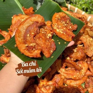 Ba Rọi Cháy Mắm Tỏi Lon 250gram