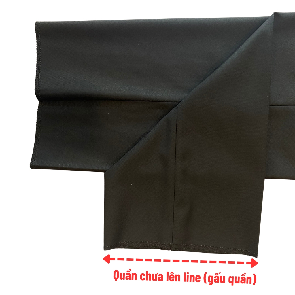 Quần âu tây nam công sở cao cấp OWEN QST231501 dáng slim fit ống ôm màu đen trơn vải polyester mềm mát