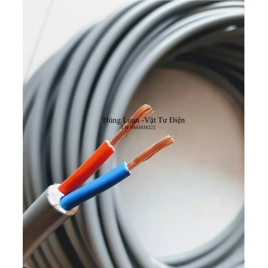 DÂY ĐIỆN 2x0.5mm LÕI ĐÔI. DÂY TRÒN