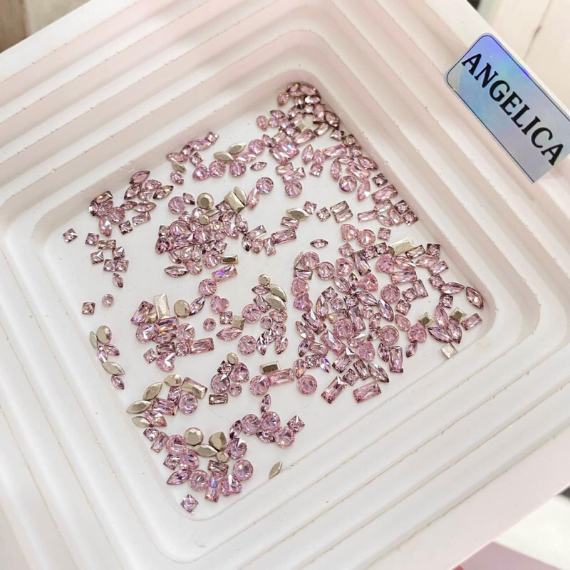 Sét đá mini chân khối bằng 100 viên