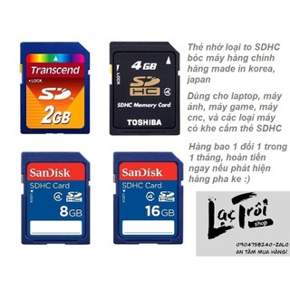 Thẻ nhớ sdhc & sony stick pro duo m2 đã qua sử dụng - bh1t 1 đổi 1