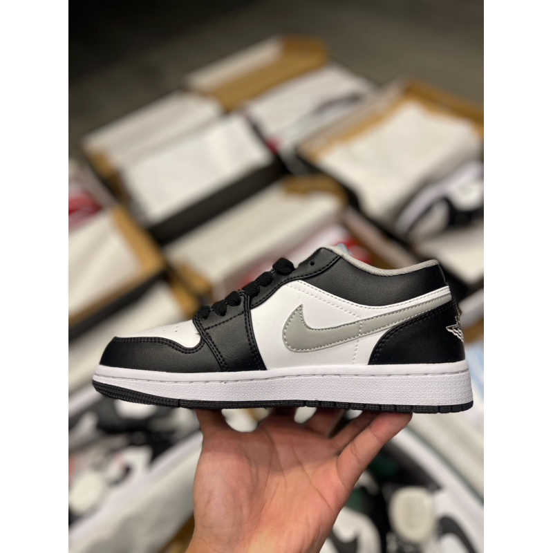 Giày JD low - smoke V3 trắng đen - bản cao cấp