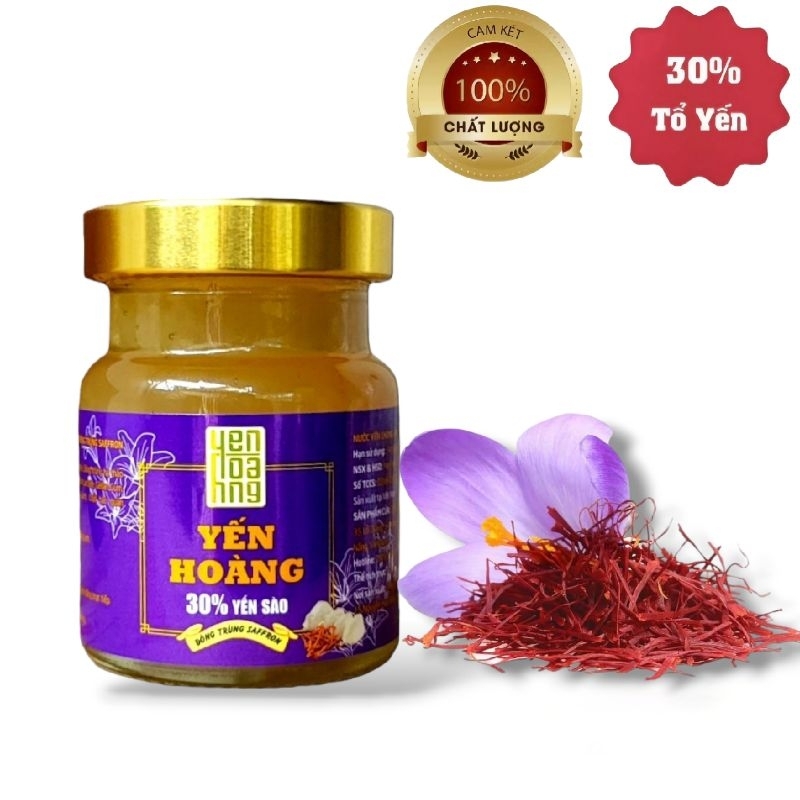 [Combo 10] Yến sào đông trùng nhụy hoa nghệ tây Saffron 30% yến, tăng cường sức đề kháng, phục hồi sức khỏe nhanh chóng