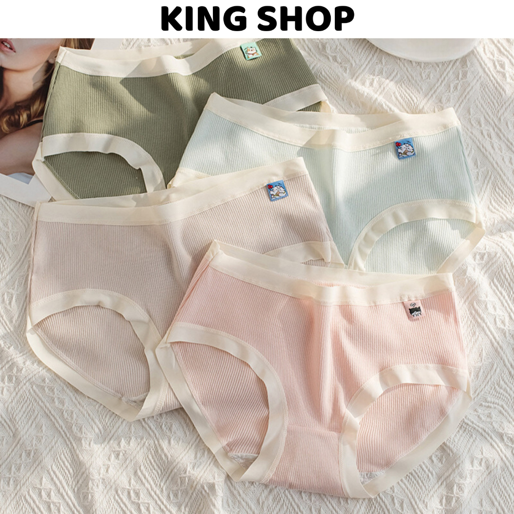 Quần lót nữ cotton cute cao cấp iem hoạt hình siêu xinh Kingshop L0188