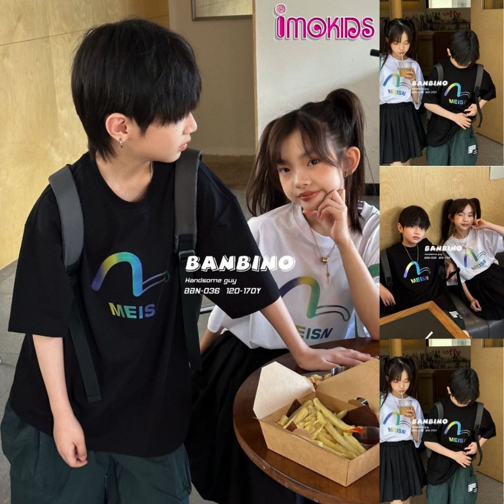 Áo thun bé trai size cồ Banbino 30-60kg áo cộc tay cho bé cao cấp chất thun cao cấp co giãn thoải mái thời trang qate