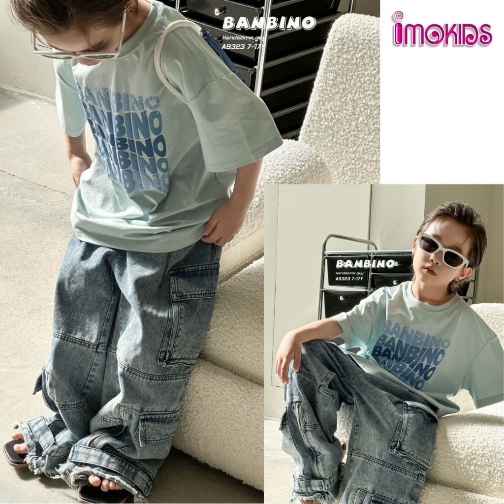 Áo thun bé trai size đại Banbino 25-55kg áo cộc tay cho bé cao cấp chất thun cao cấp co giãn thoải mái thời trang qate