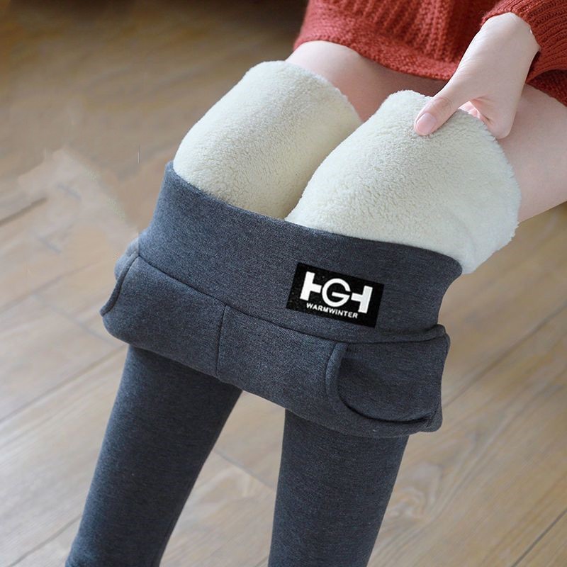 Quần legging nữ nỉ lót lông SNG, quần giữ nhiệt siêu ấm lưng cạp cao gen bụng hàng quảng châu DN20