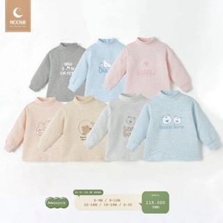 Moon_ Áo giữ nhiệt chất nỉ Moon cho bé