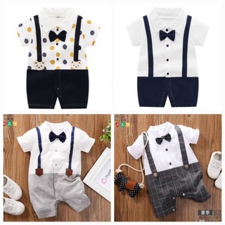 bộ body công tử cotton hè cho bé trai