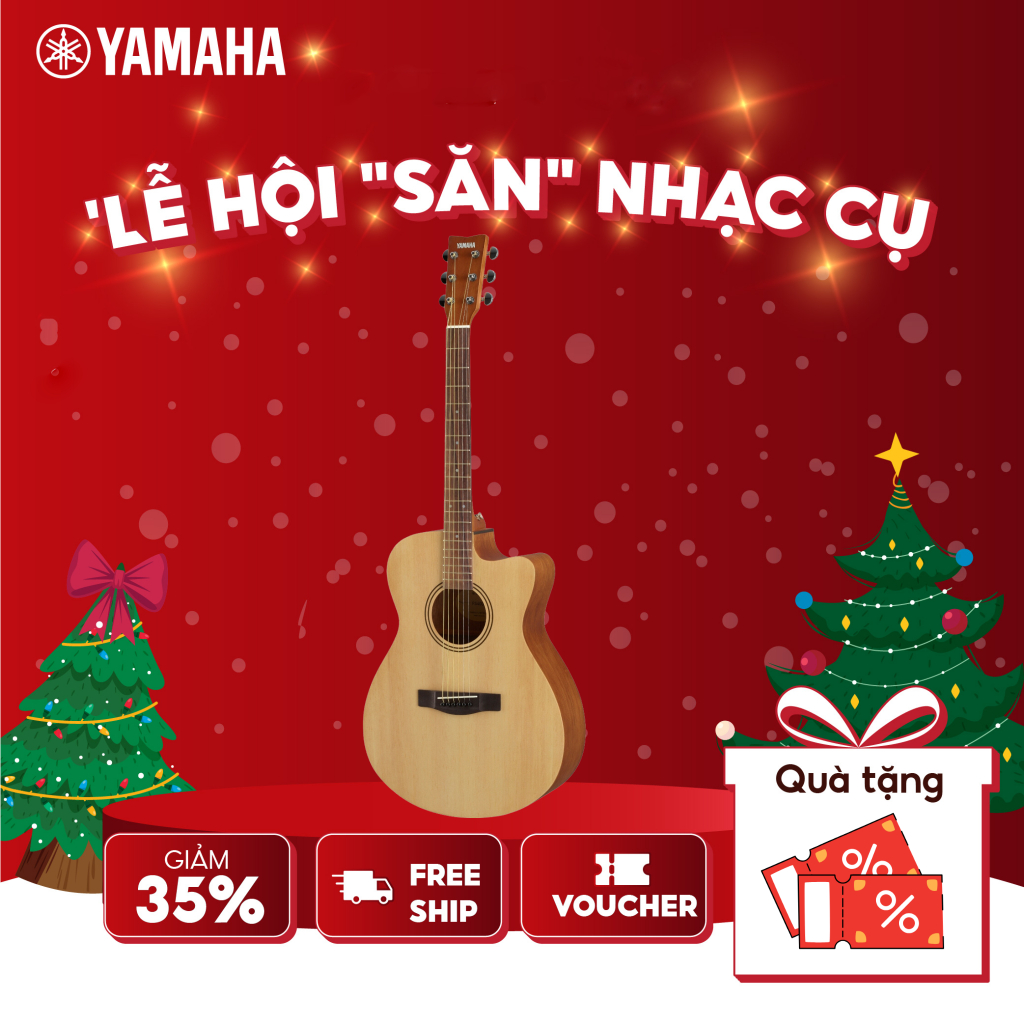 Đàn Guitar Acoustic Yamaha FS400C - Thiết kế cutaway, nhỏ gọn, phù hợp cho người mới, phù hợp cho người mới bắt đầu chơi