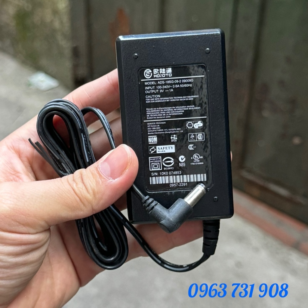 Adapter nguồn 9v 2a