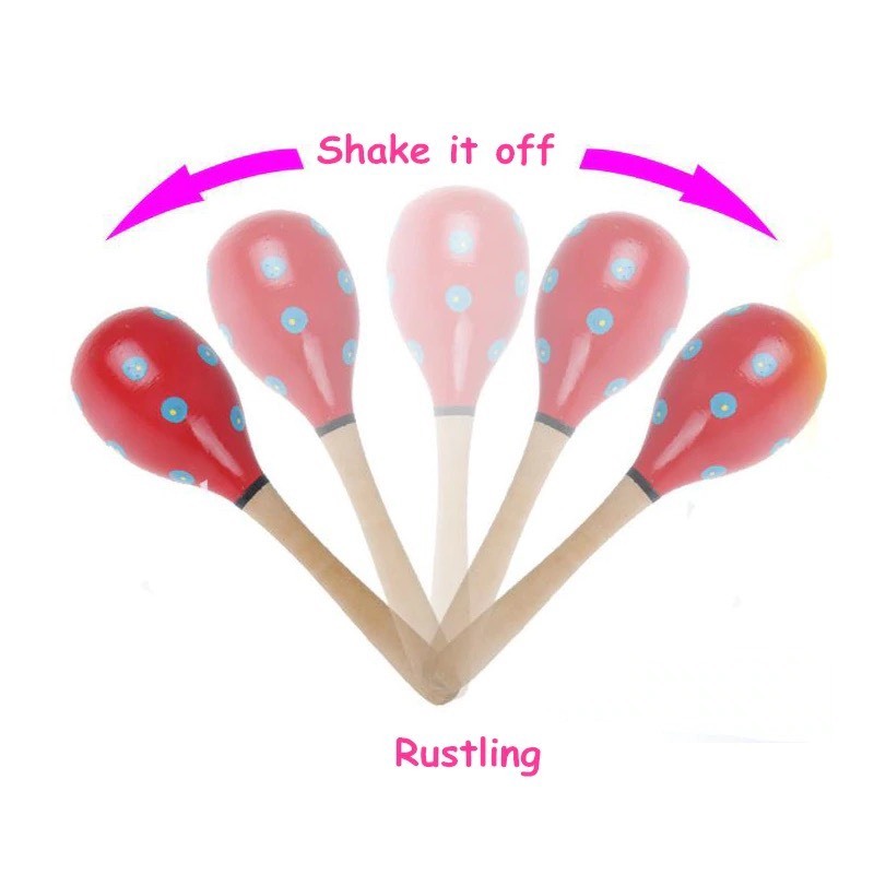 Đồ Chơi Sơ Sinh,Lục Lạc Xúc Xắc Chùy Gỗ Cho Bé Phát Triển Các Giác Quan