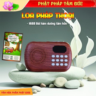  Loa Pháp Thoại 1688 Bài Hàm Dưỡng Tâm Hồn Loa học tiếng anh Loa bluetooth 5.0  mới nhất - Đa kết nối trầm ấm 
