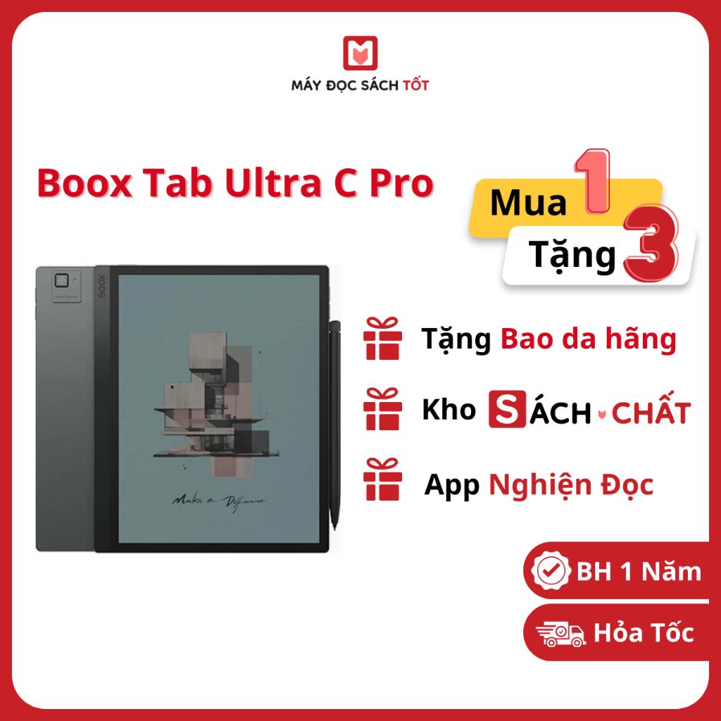 Máy đọc sách chính hãng BOOX Tab Ultra C Pro