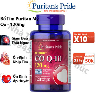 Viên uống bổ tim Coenzym Q10 của Puritan's Pride - CO Q10 hàng nội địa Mỹ