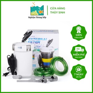 Lọc sunsun hw-603b, ew-603b có bơm - máy lọc ngoài cho hồ cá cảnh