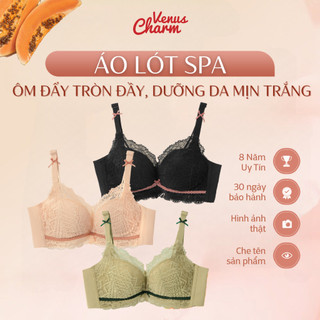 Áo lót không gọng đệm dày 4cm chiết xuất hoa đu đủ Venus Charm 6N606
