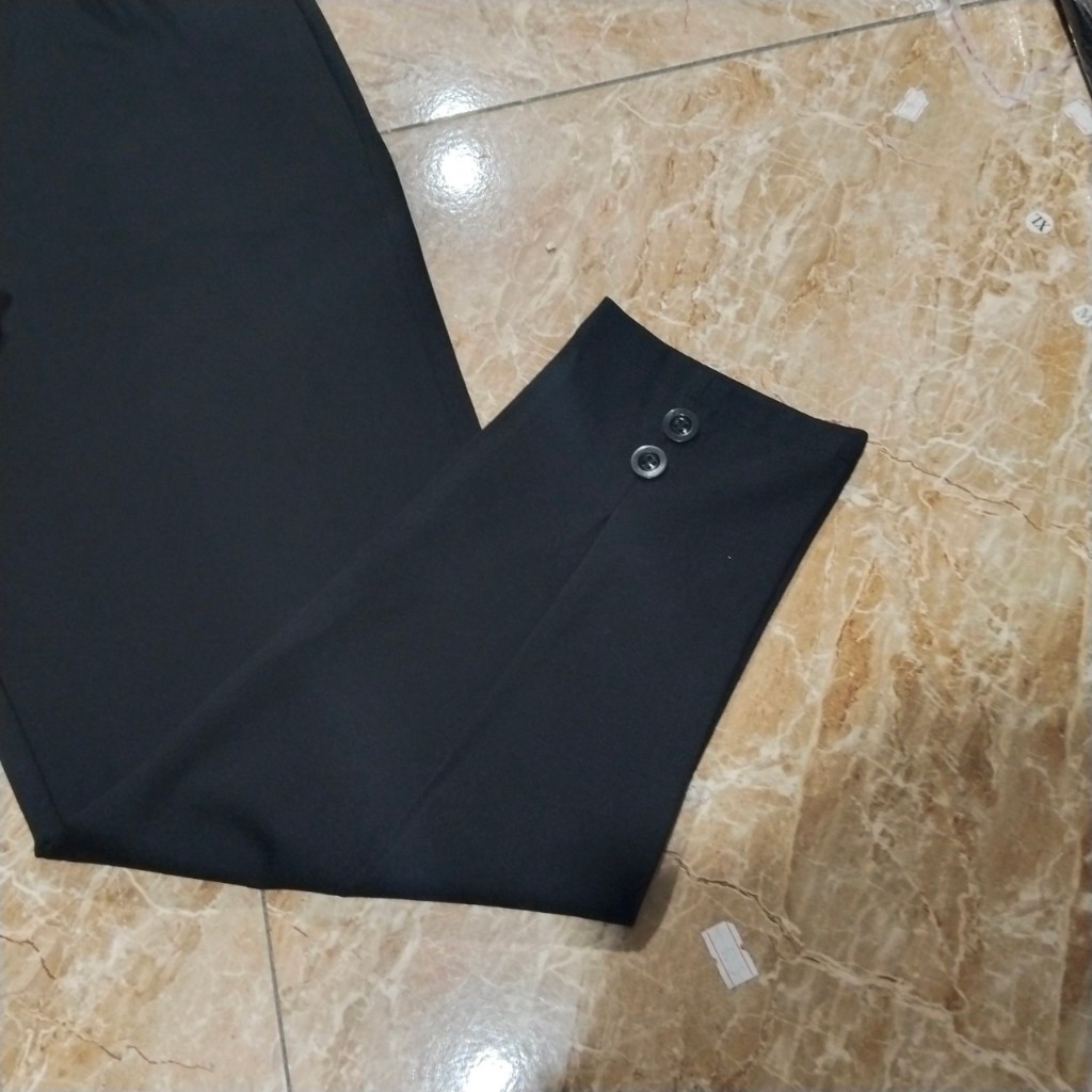 Quần Baggy dây ly gấu cúc sau, quần baggy nữ co túi ốp sau vải umi hàn co giãn 4 chiều không xù-xưởng may THUVU