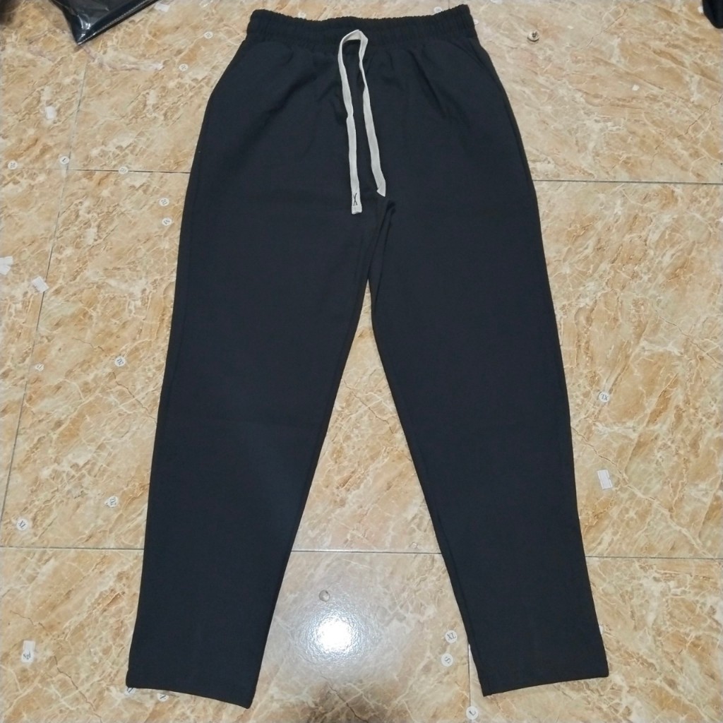 Quần Baggy dây ly gấu cúc sau, quần baggy nữ co túi ốp sau vải umi hàn co giãn 4 chiều không xù-xưởng may THUVU