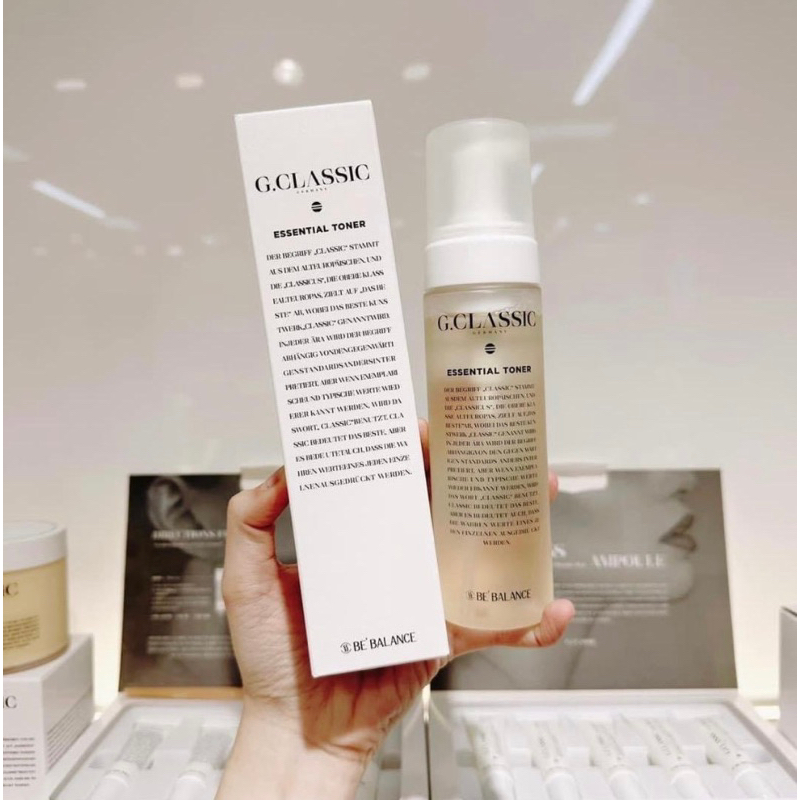 Nước Cân Bằng Da Chống Lão Hoá Giảm Nám Be'Balance Gclassic Essential Toner (200 ml)_ OV Beauty