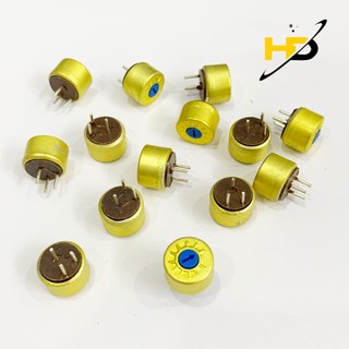 Chiết áp xoay 3k3 3 chân- biến trở chia áp màu vàng
