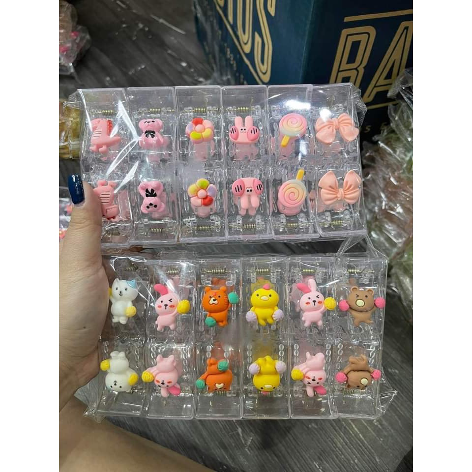 Kẹp tóc siêu đáng yêu nhiều hình nhiều màu sắc