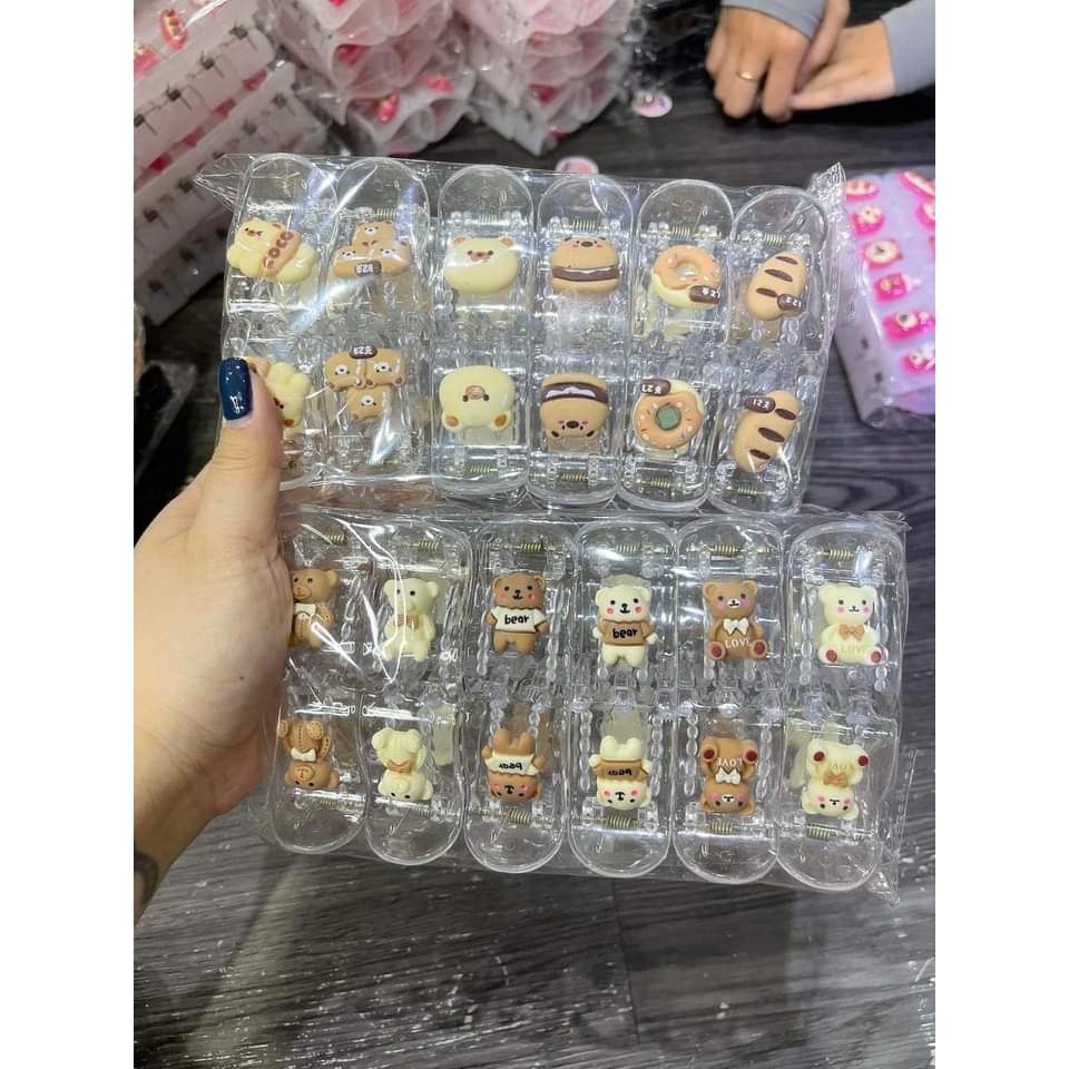 Kẹp tóc siêu đáng yêu nhiều hình nhiều màu sắc