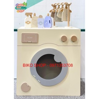 Đồ chơi máy giặt bằng gỗ cho bé
