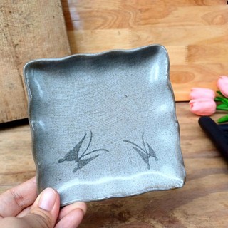Dĩa gốm Nhật (2 hand) size từ 4_10cm