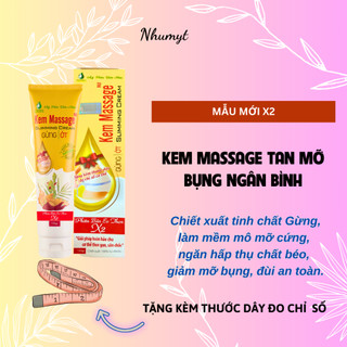 Kem Tan Mỡ Ngân Bình Gừng Ớt 150g . chính hãng Hàng Mới Cập Nhập