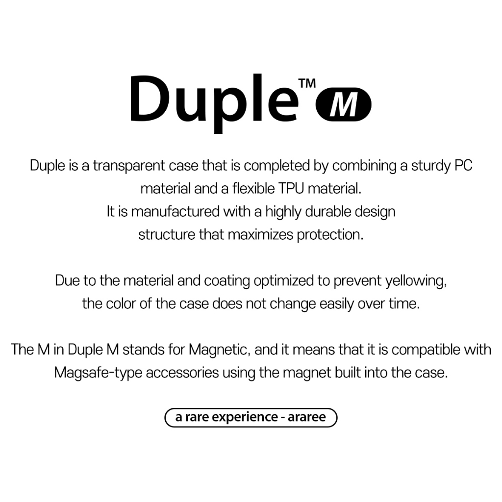 Ốp Iphone Chống Sốc Araree Duple M iphone 14  14 Plus  14 Pro  14 Pro Max