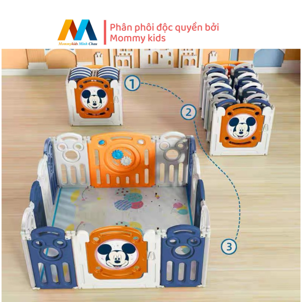 QUÂY CŨI NHỰA GẤP GỌN CAO CẤP TẶNG THẢM, 100 BÓNG, 1 COMBO NÉM BÓNG RỔ CÓ CHỨNG NHẬN AN TOÀN 1M9.1M5