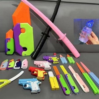 Dao cà rốt trọng lực in 3d, đồ chơi kéo dài hình cà rốt vô tri hot trend diy - mynamart