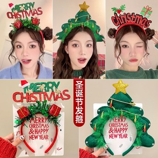 Cài Tóc Noel Kính Noel Nón Noel Giáng Sinh cho bé người lớn phụ kiện Giáng Sinh Băng Đô Tóc Cây Thông 