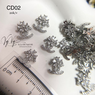 Phụ kiện charm đá đính móng tay, charm pha lê cao cấp ( giá 1 cái )
