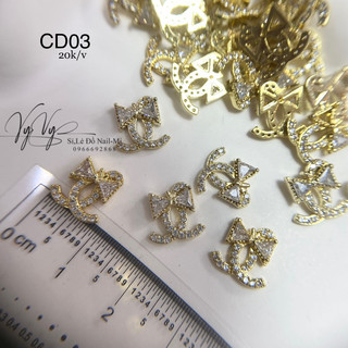 Phụ kiện charm đá đính móng tay, charm pha lê cao cấp ( giá 1 cái )