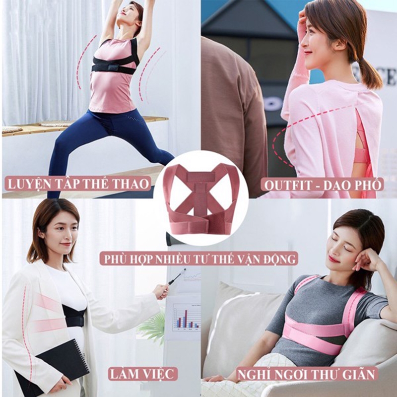 Đai chống gù lưng nữ chính hãng giúp định hình