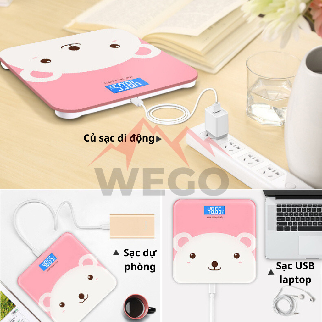 Cân điện tử sức khỏe thông minh, có kết nối bluetooth tiện lợi cho gia đình