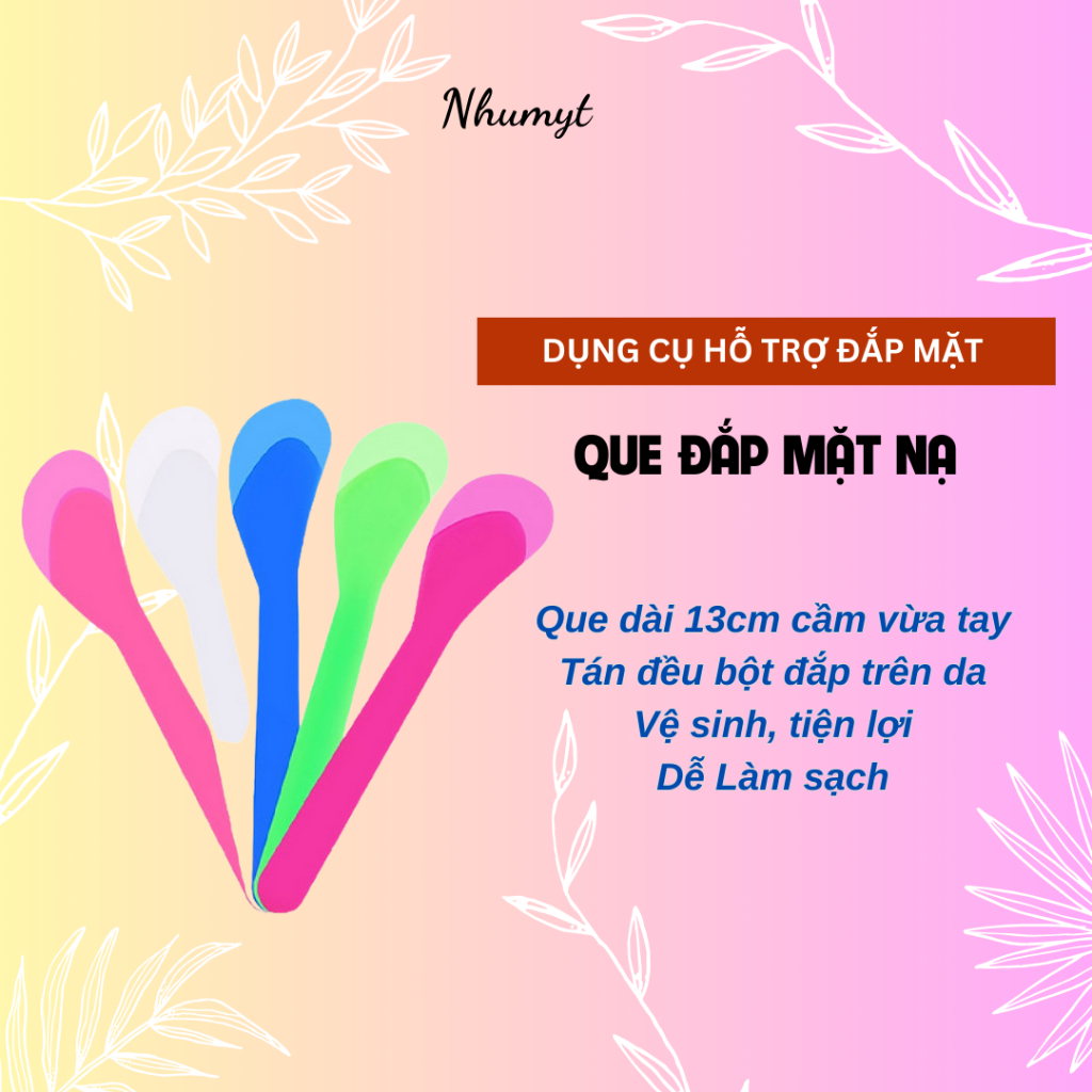 Combo 50 que trộn đắp mask dễ thương .. Hàng Mới Cập Nhập