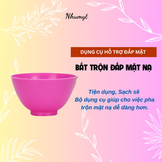 Bát nhựa trộn mặt nạ, bát trộn mask chăm sóc da mặt chuyên dùng trong spa