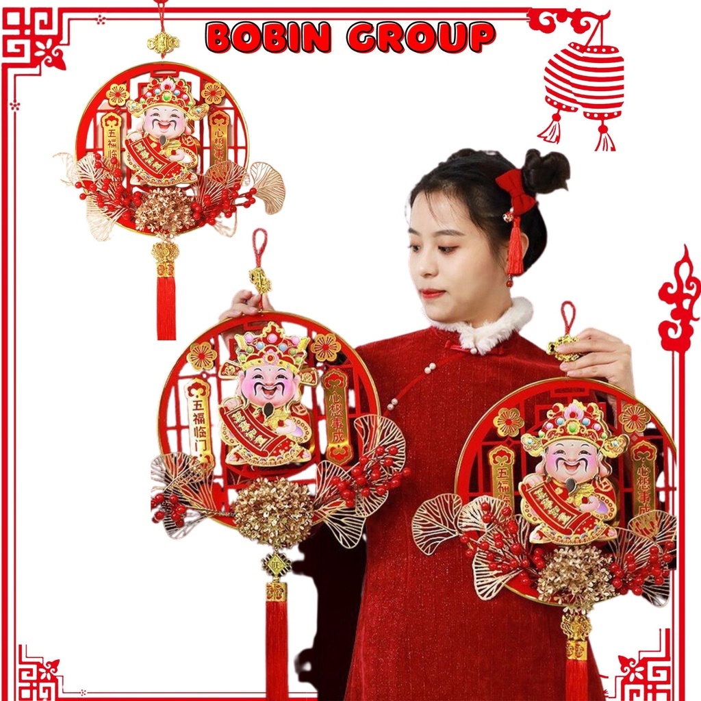Dải Treo Decor 3D 6 Lớp Chiêu Tài Hút Lộc Chiêu May Mắn Hình Con Rồng Đại Cát Trang Trí Nhà Cửa Tết 2024